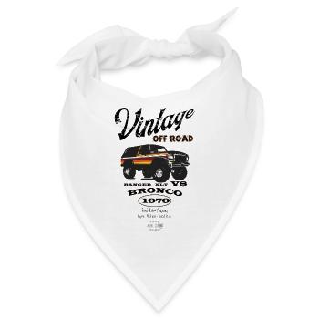 Bronco 1979 - Bandana - Weiß - Vorne