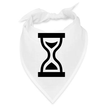 Uhr - Bandana - Weiß - Vorne