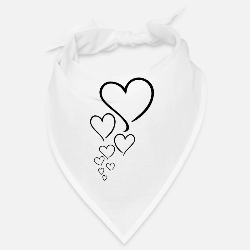 Herz verbreitet Liebe Bandana