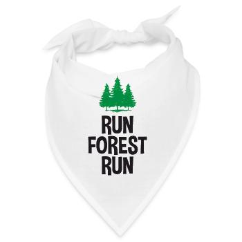 Run Forest Run - Bandana - Weiß - Vorne