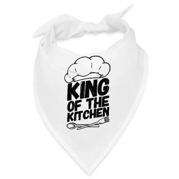 Koch kochen Kochkunst Köchin - Bandana - Weiß - Vorne