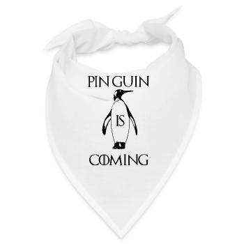 Pinguin kommt - GOT Winter - Bandana - Weiß - Vorne