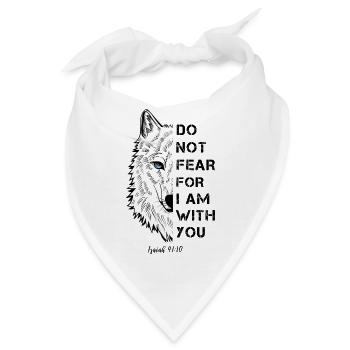Religiöses Zitat - Bandana - Weiß - Vorne