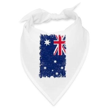 Australien Flagge - Bandana - Weiß - Vorne