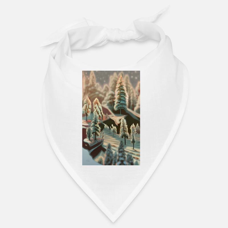 Fantasy winter landscape snowbound snow Bandana