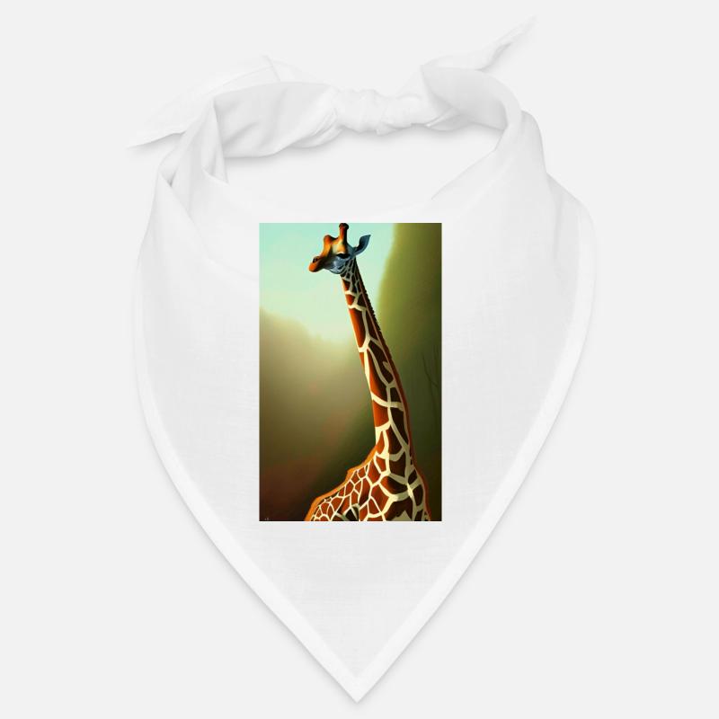 Comic Cartoon Drawing Giraffe Giraffa Bandana