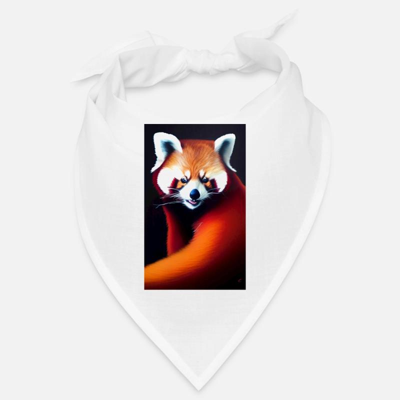 Red Panda Comic Cartoon Zeichnung Bandana