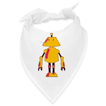 Boto der kleine Roboter - Bandana - Weiß - Vorne