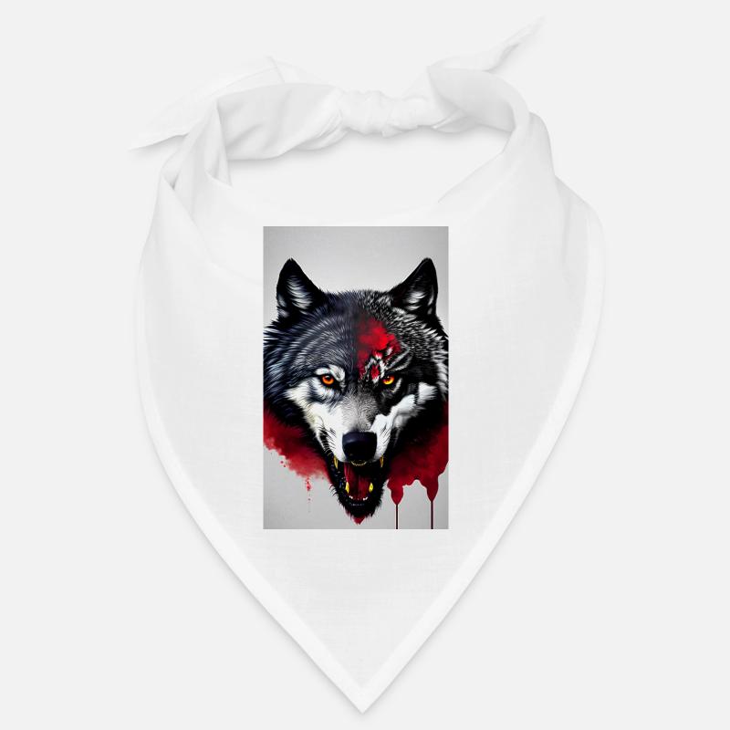 Blutrünstiger Wolf Bandana