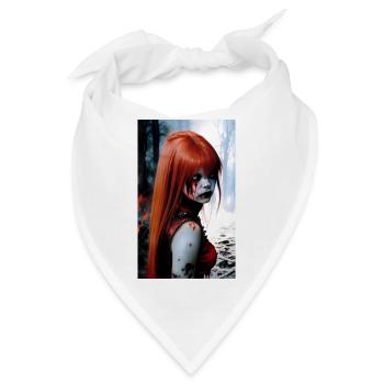 ARTWORK Redhair Girl - Bandana - Weiß - Vorne