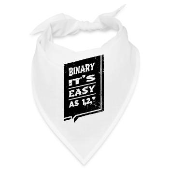 funny sayings present idea computer gift - Bandana - Weiß - Vorne