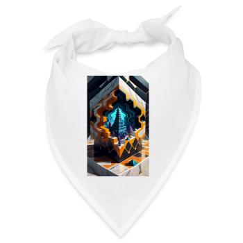 Kosmische Elemente - Bandana - Weiß - Vorne