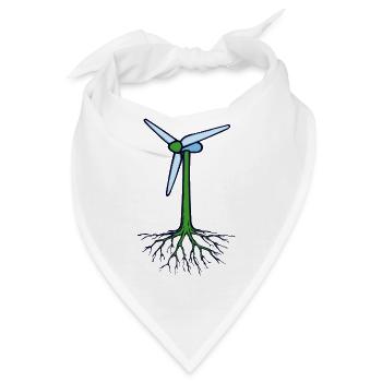 Mutter Erde Umweltschützer Naturschutz Klimaschutz - Bandana - Weiß - Vorne