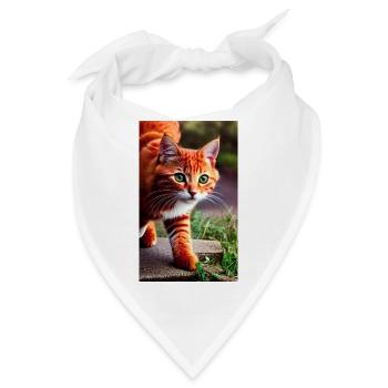 Kitty - Bandana - Weiß - Vorne