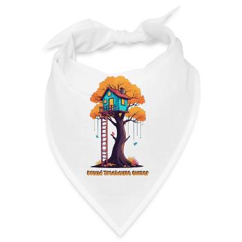 Stolzer Baumhaus Besitzer - Bandana - Weiß - Vorne