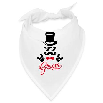 groom - Bandana - Weiß - Vorne