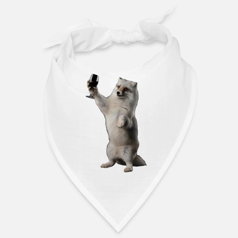 Polarfuchs Wein Bandana