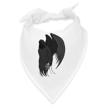 Der Tod wartet auf dich - Bandana - Weiß - Vorne