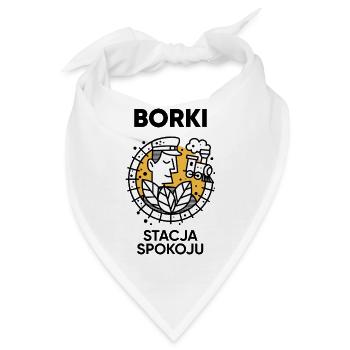 Borki – Friedensstation – Opole mit Klima - Bandana - Weiß - Vorne