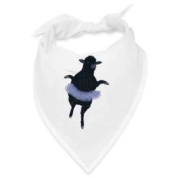 Wenn Sie das schwarze Schaf der Familie sind - Bandana - Weiß - Vorne