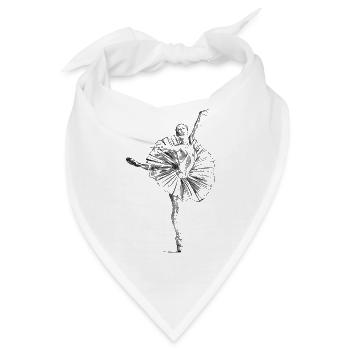 Ballett - Bandana - Weiß - Vorne