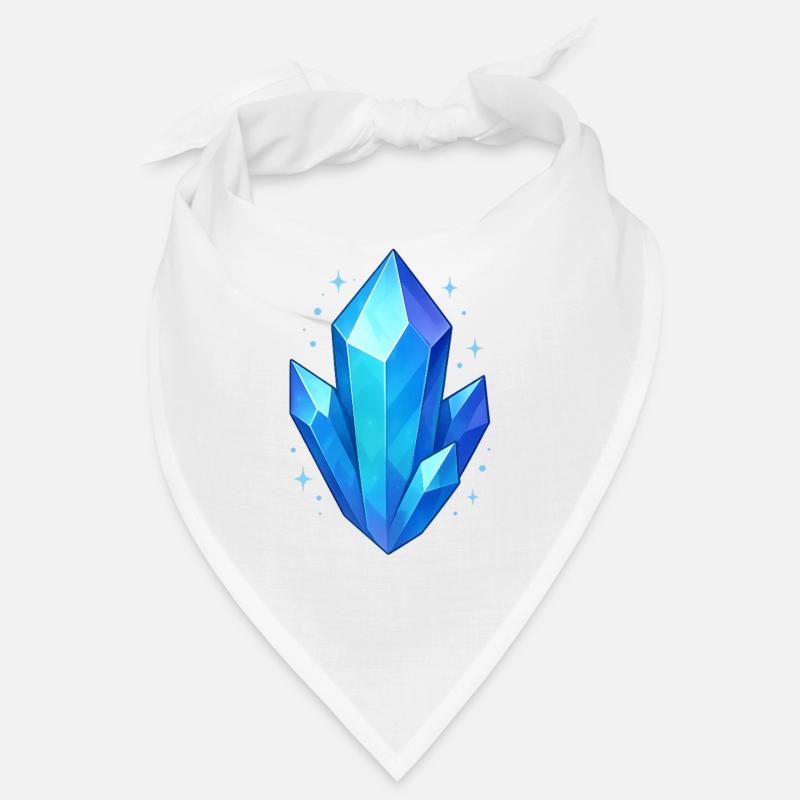 Blue Crystal Cluster Bandana