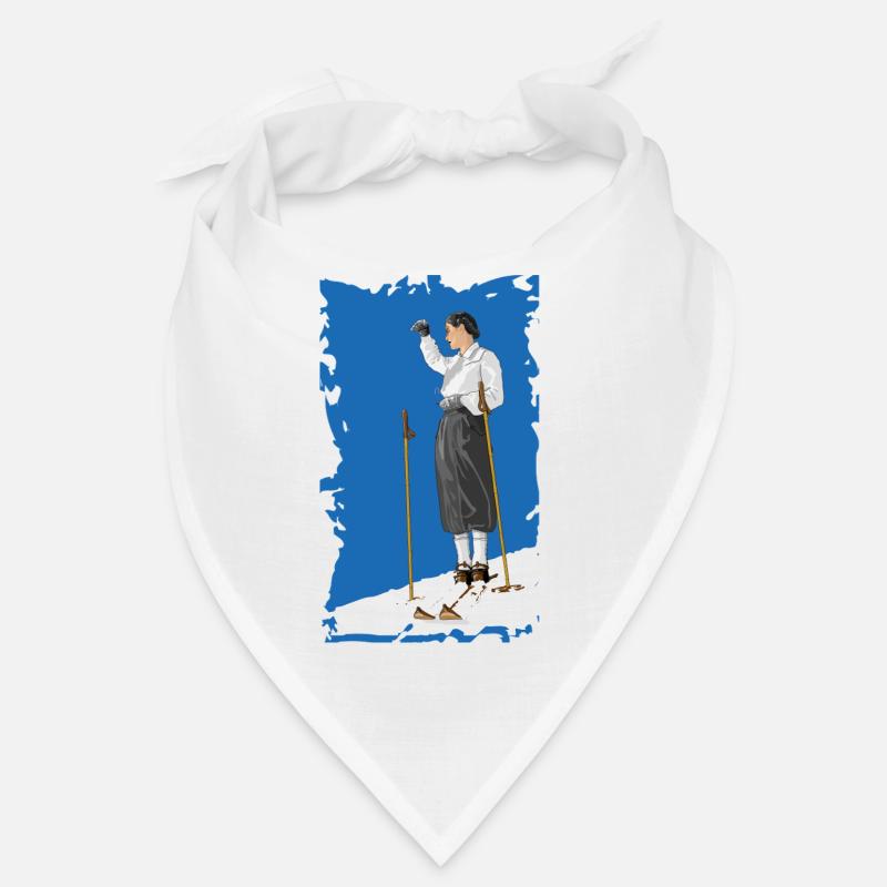 La mode du ski à l’ancienne Bandana