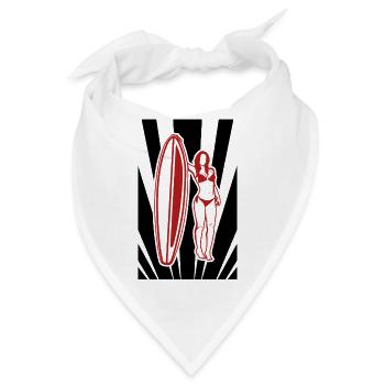 Wellenreiter Design - Bandana - Weiß - Vorne