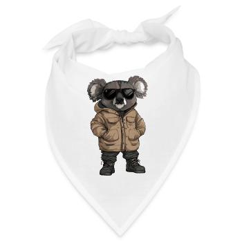 Koala Cool Winter - Bandana - Weiß - Vorne