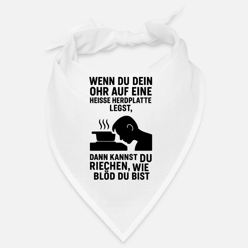 herdplatte idiot blödheit Bandana