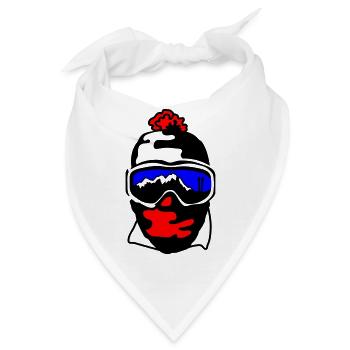 Skibrille - Bandana - Weiß - Vorne