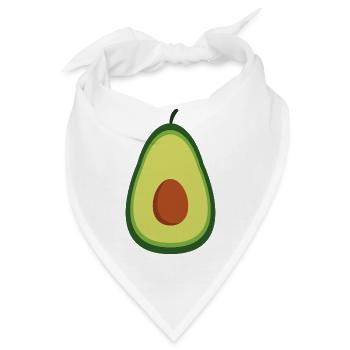 Avocado - Bandana - Weiß - Vorne