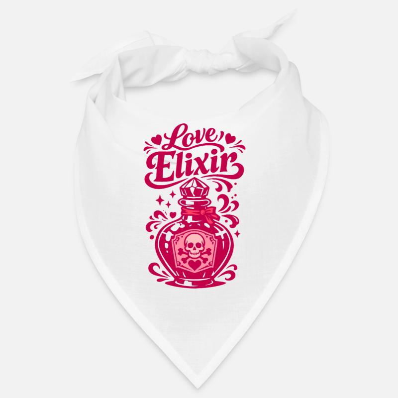 Love Elixir Herzflasche | Valentins Tag Bandana
