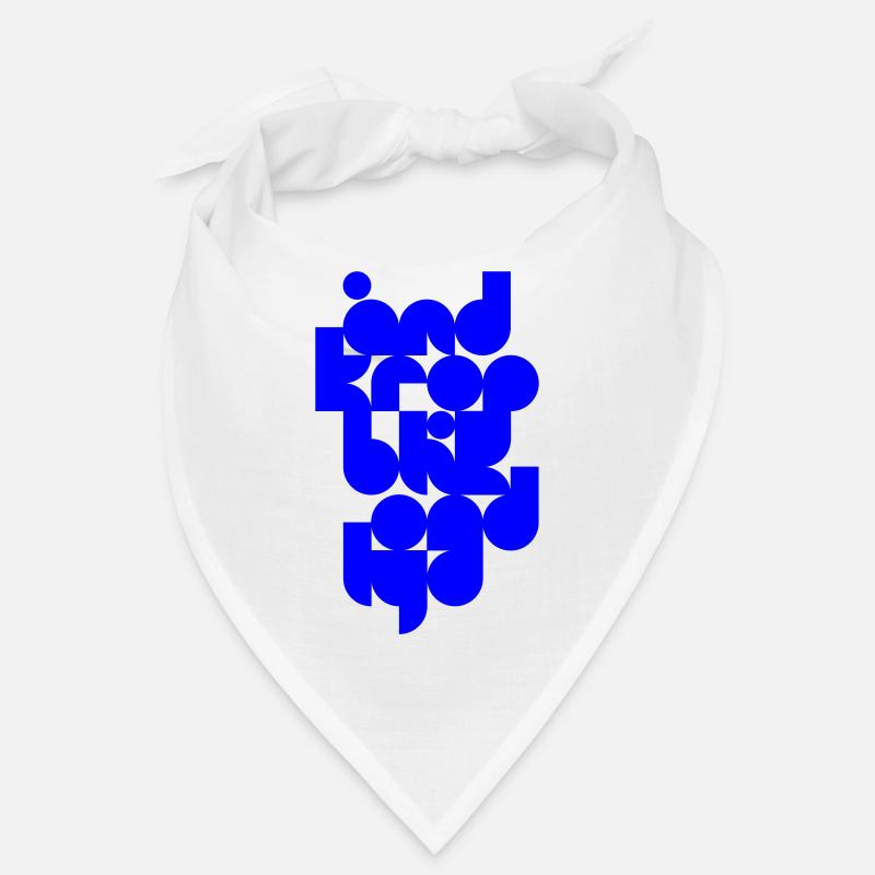 Gedichtwörter Blau Bandana