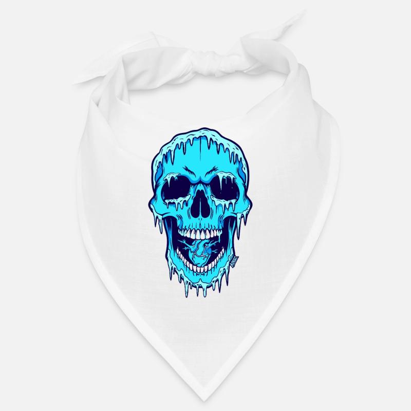 Schmelzender Blauschädel Bandana