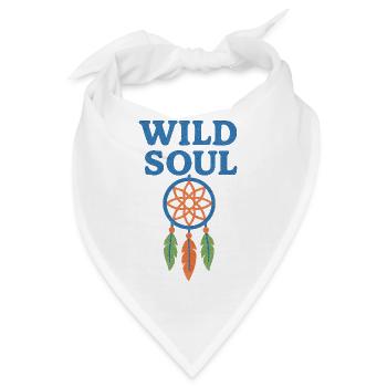 Wilde Seele Traumfänger - Bandana - Weiß - Vorne
