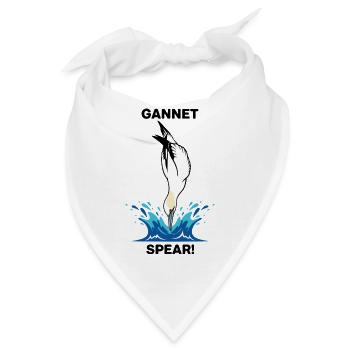 Nördliche Tölpel-Meer-Meer-Speer-Göre - Bandana - Weiß - Vorne