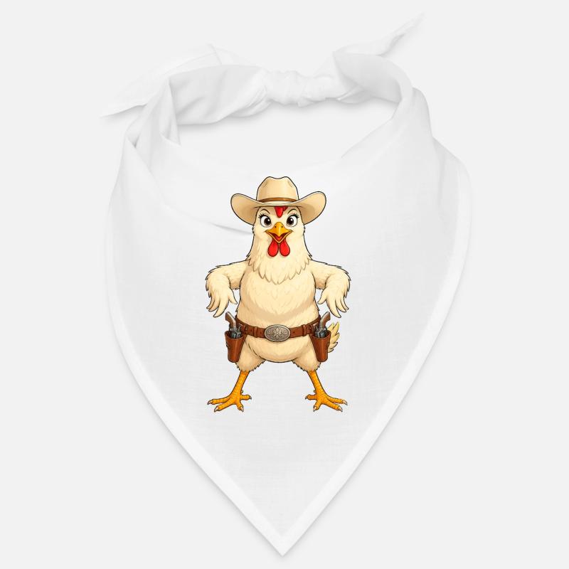 Huhn in Western Pose Bandana