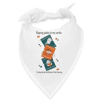 Packs zu rippen ist mein Cardio Cards Booster Pack - Bandana - Weiß - Vorne