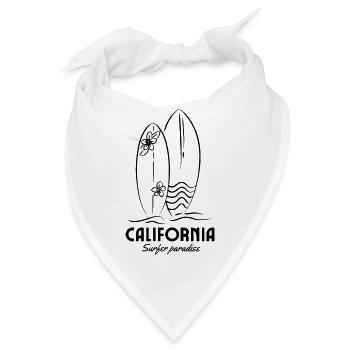 California Surfboards Paradise - Bandana - Weiß - Vorne
