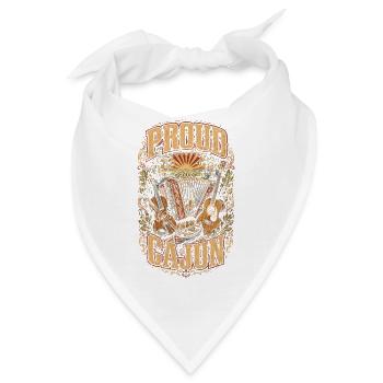 Cajun Kultur - Bandana - Weiß - Vorne