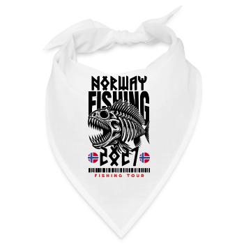 Norwegen Angeltour 2027 - Bandana - Weiß - Vorne