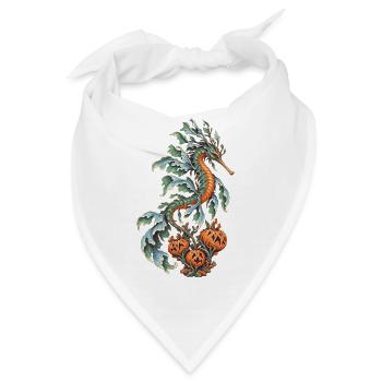 Fetzenfisch an der Geisterkoralle - Bandana - Weiß - Vorne
