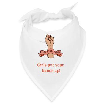 Feminism equality rights - Bandana - Weiß - Vorne
