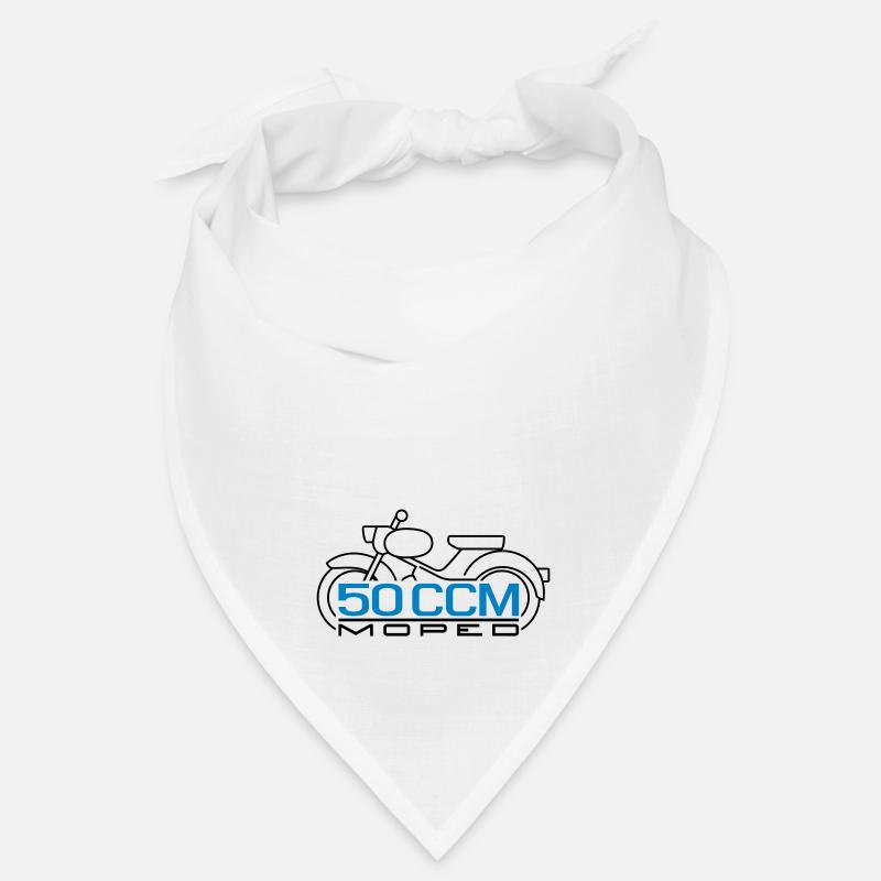 50ccm Moped Spatz Emblem v.2 - Bandana - Weiß