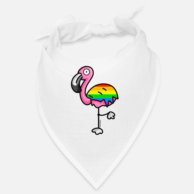 flamingo6 - Rainbow Bandana