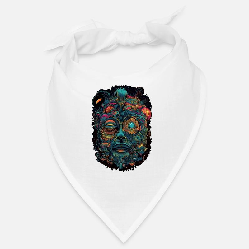 Trippy Explosion - Psychedelisches Motiv Bandana
