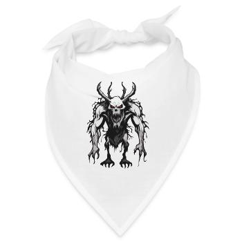 Wendigo / böser Geist / Besitzergreifend / Horror - Bandana - Weiß - Vorne