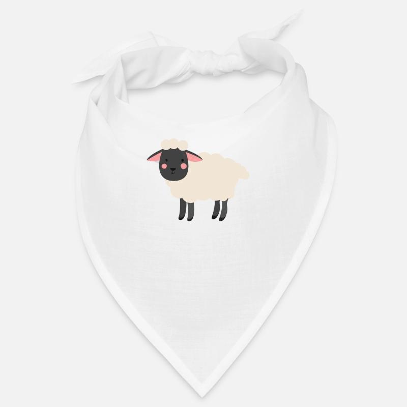 Schaf - Bandana - Weiß