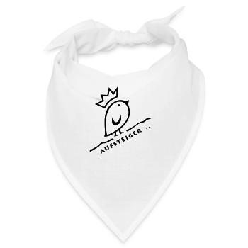 Tweetlercools - AUFSTEIGER - Bandana - Weiß - Vorne